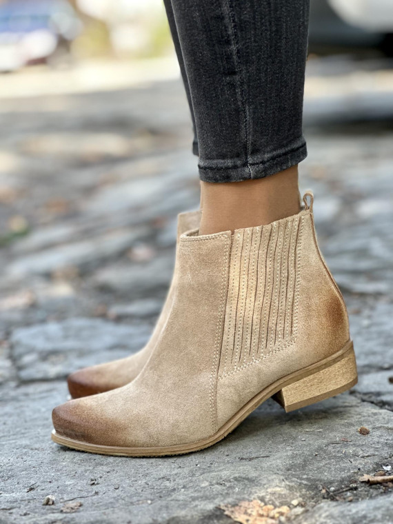 Stylowe kowbojki OLEKSY ze skóry Polskiej produkcji