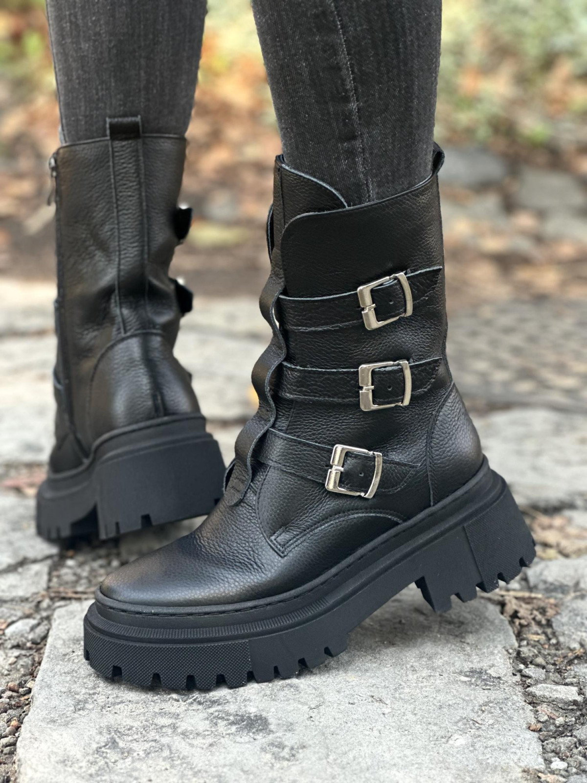 Wyjątkowe botki OLEKSY ze skóry Polskiej produkcji