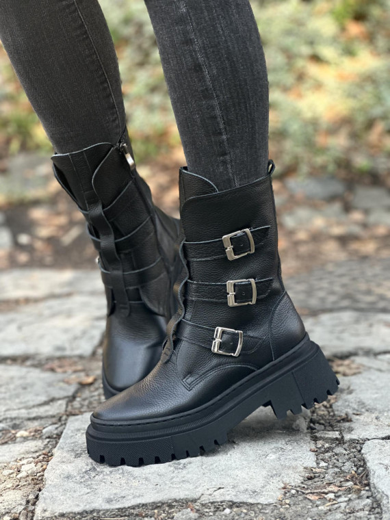 Wyjątkowe botki OLEKSY ze skóry Polskiej produkcji