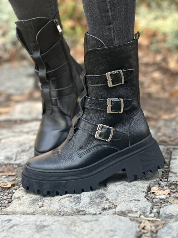 Wyjątkowe botki OLEKSY ze skóry Polskiej produkcji