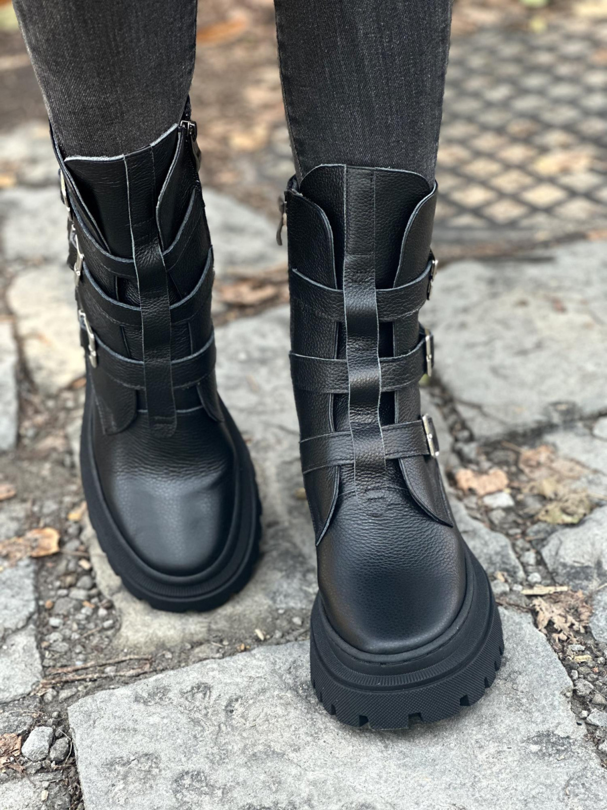 Wyjątkowe botki OLEKSY ze skóry Polskiej produkcji