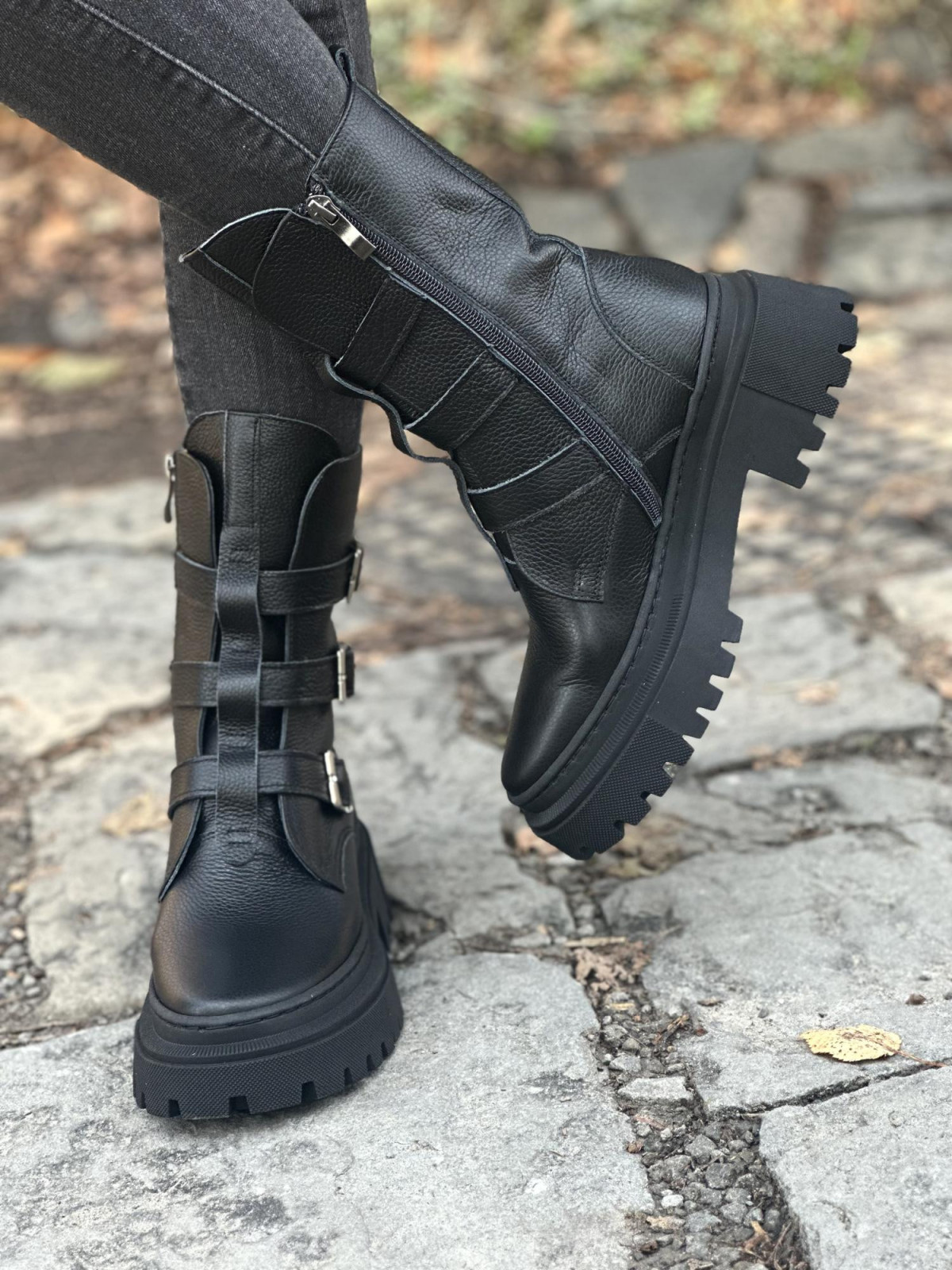 Wyjątkowe botki OLEKSY ze skóry Polskiej produkcji