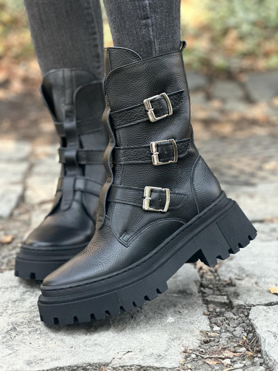 Wyjątkowe botki OLEKSY ze skóry Polskiej produkcji