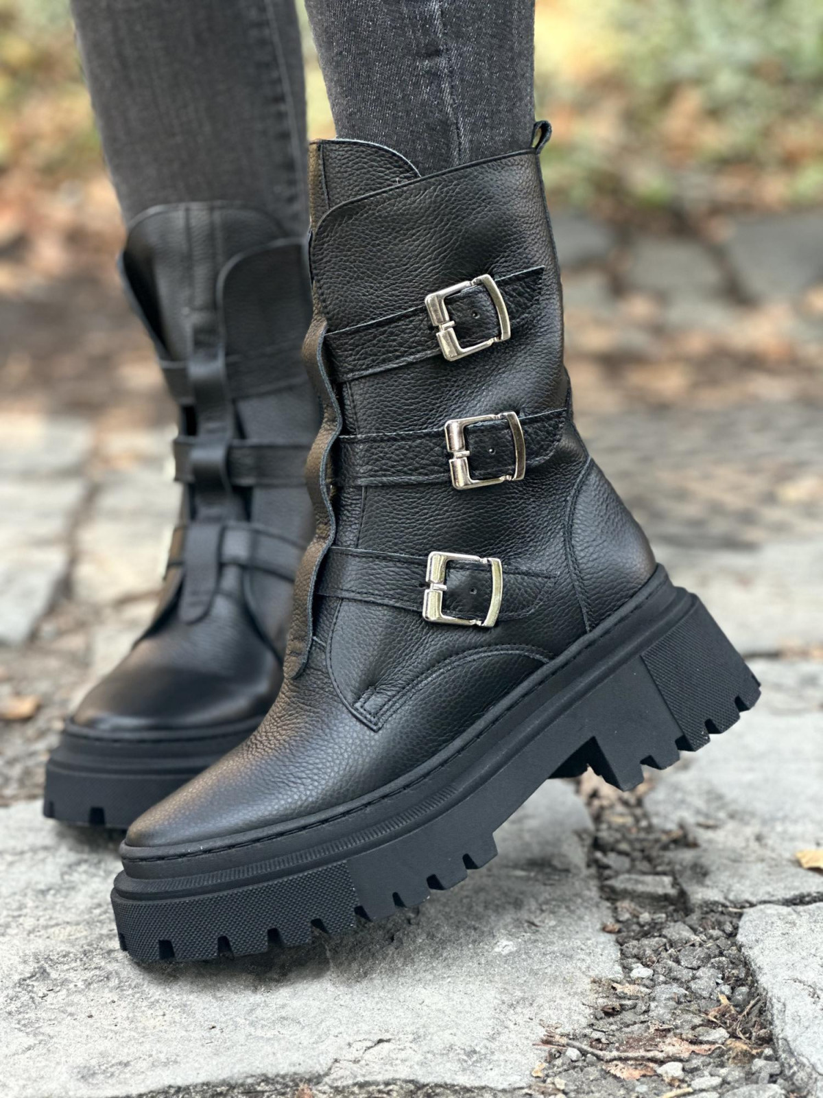 Wyjątkowe botki OLEKSY ze skóry Polskiej produkcji