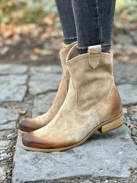 Botki skórzane OLEKSY Polskiej produkcji