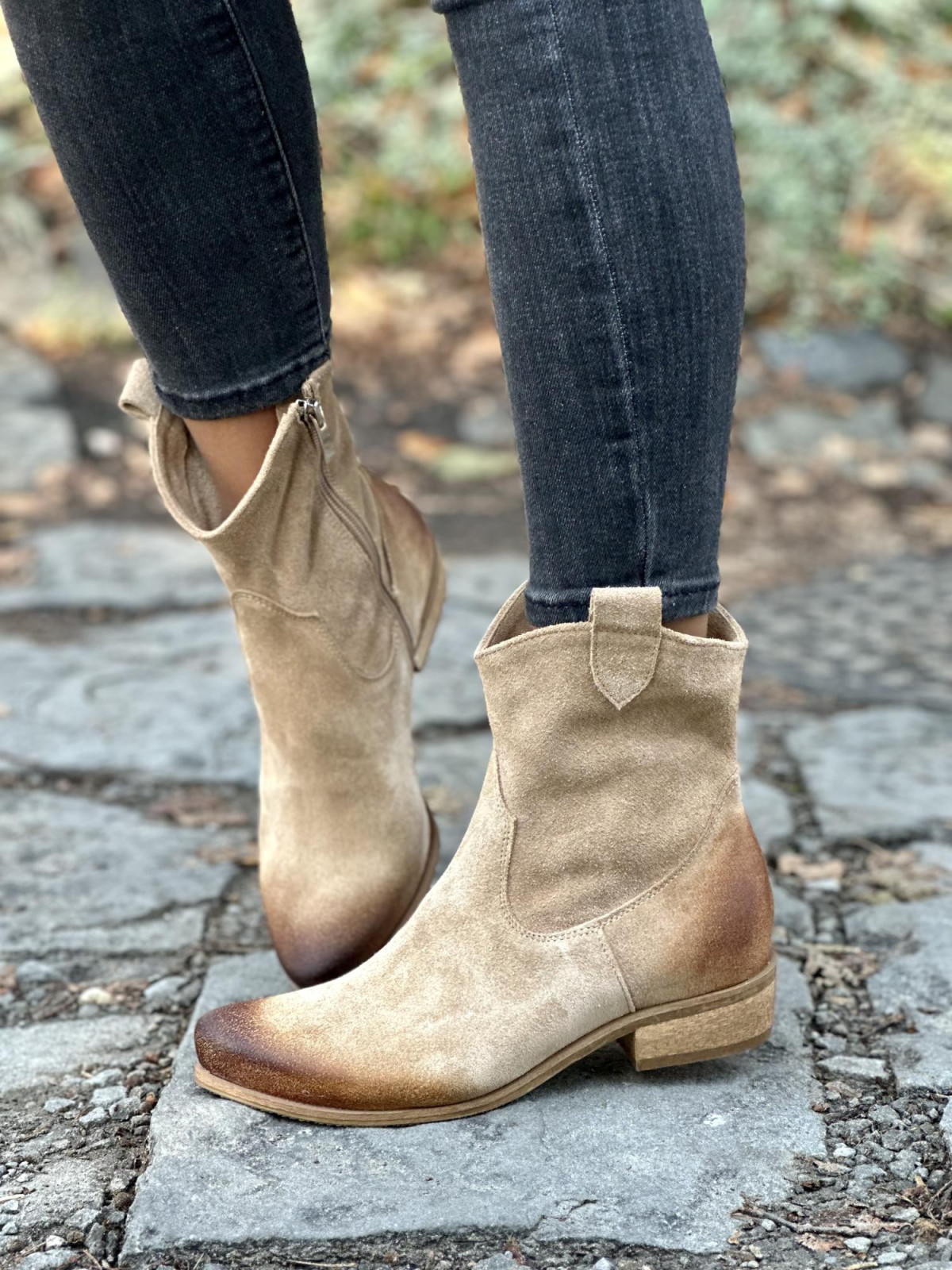 Botki skórzane OLEKSY Polskiej produkcji