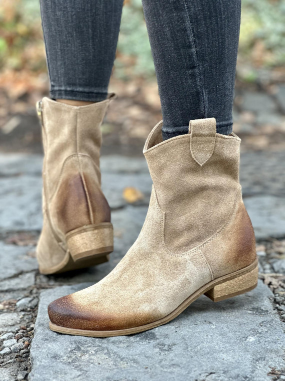 Botki skórzane OLEKSY Polskiej produkcji