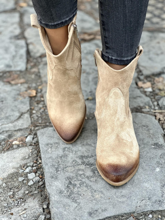 Botki skórzane OLEKSY Polskiej produkcji