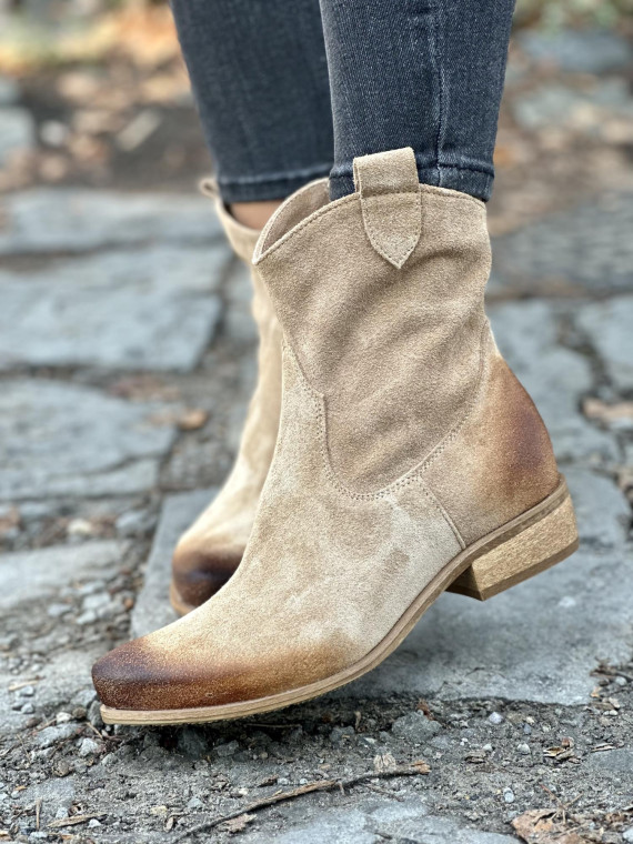 Botki skórzane OLEKSY Polskiej produkcji