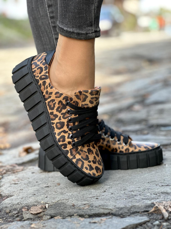 Trampki OLEKSY ze skóry naturalnej Polskiej produkcji