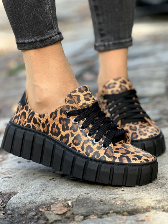 Trampki OLEKSY ze skóry naturalnej Polskiej produkcji