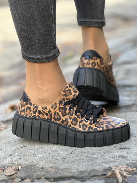 Trampki OLEKSY ze skóry naturalnej Polskiej produkcji