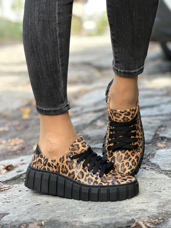 Trampki OLEKSY ze skóry naturalnej Polskiej produkcji