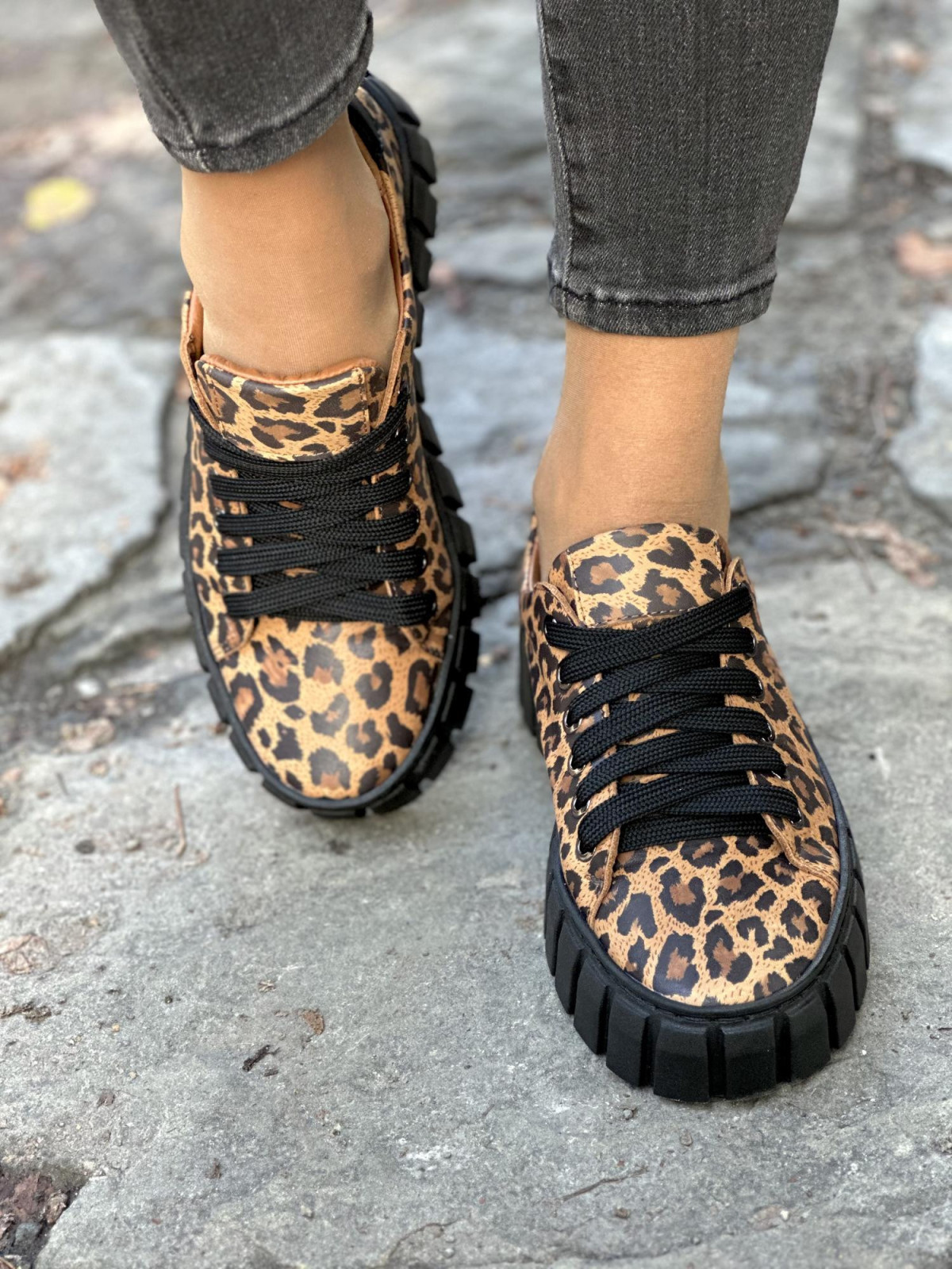 Trampki OLEKSY ze skóry naturalnej Polskiej produkcji