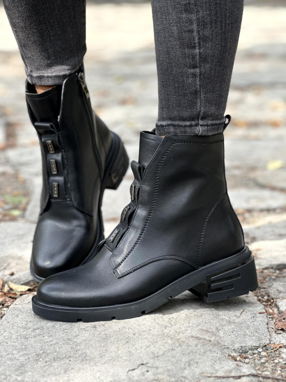 Eleganckie i nowoczesne botki ze skóry naturalnej