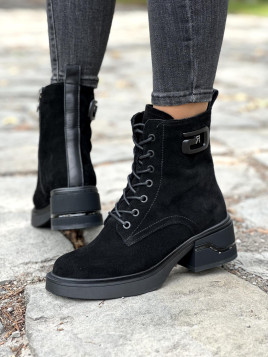 Stylowe botki ze skóry naturalnej