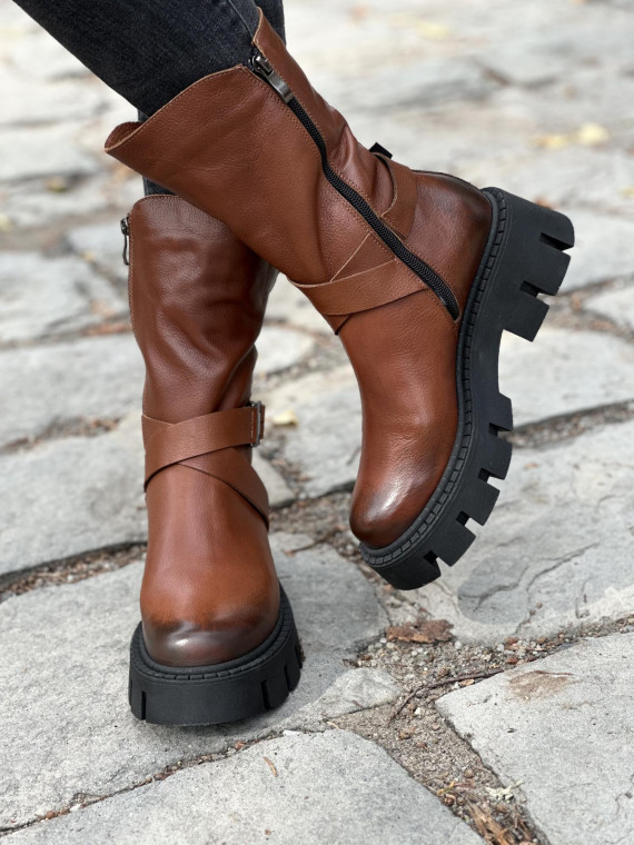 Trapery OLEKSY ze skóry naturalnej Polskiej produkcji