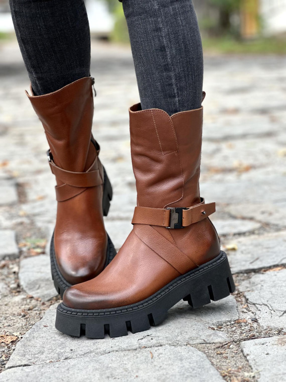 Trapery OLEKSY ze skóry naturalnej Polskiej produkcji