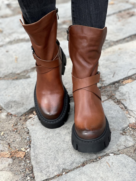 Trapery OLEKSY ze skóry naturalnej Polskiej produkcji