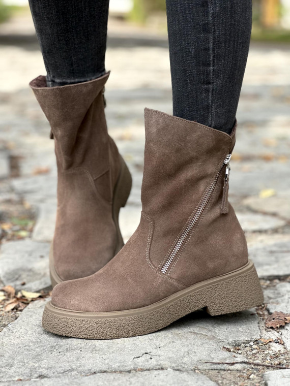 Botki skórzane OLEKSY Polskiej produkcji