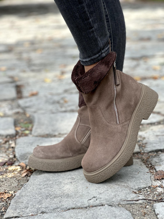 Botki skórzane OLEKSY Polskiej produkcji