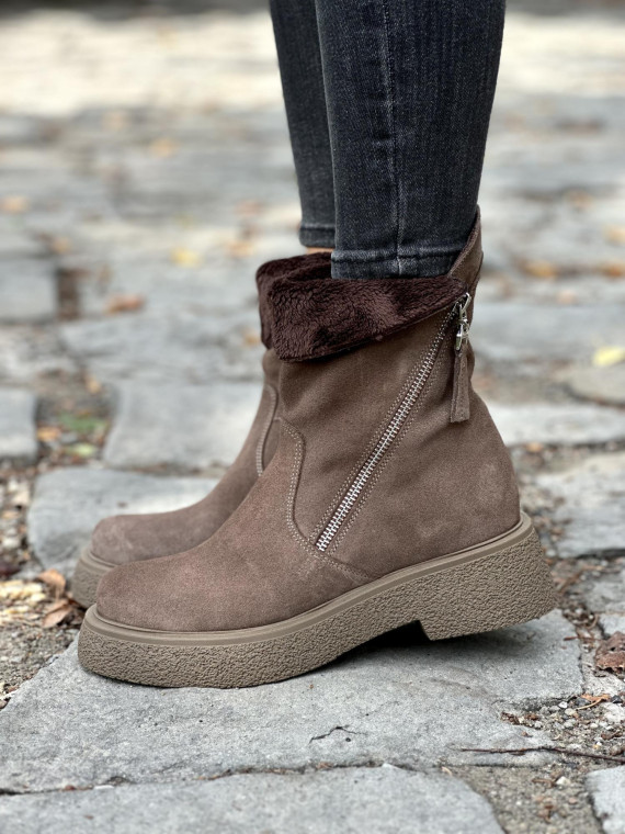 Botki skórzane OLEKSY Polskiej produkcji