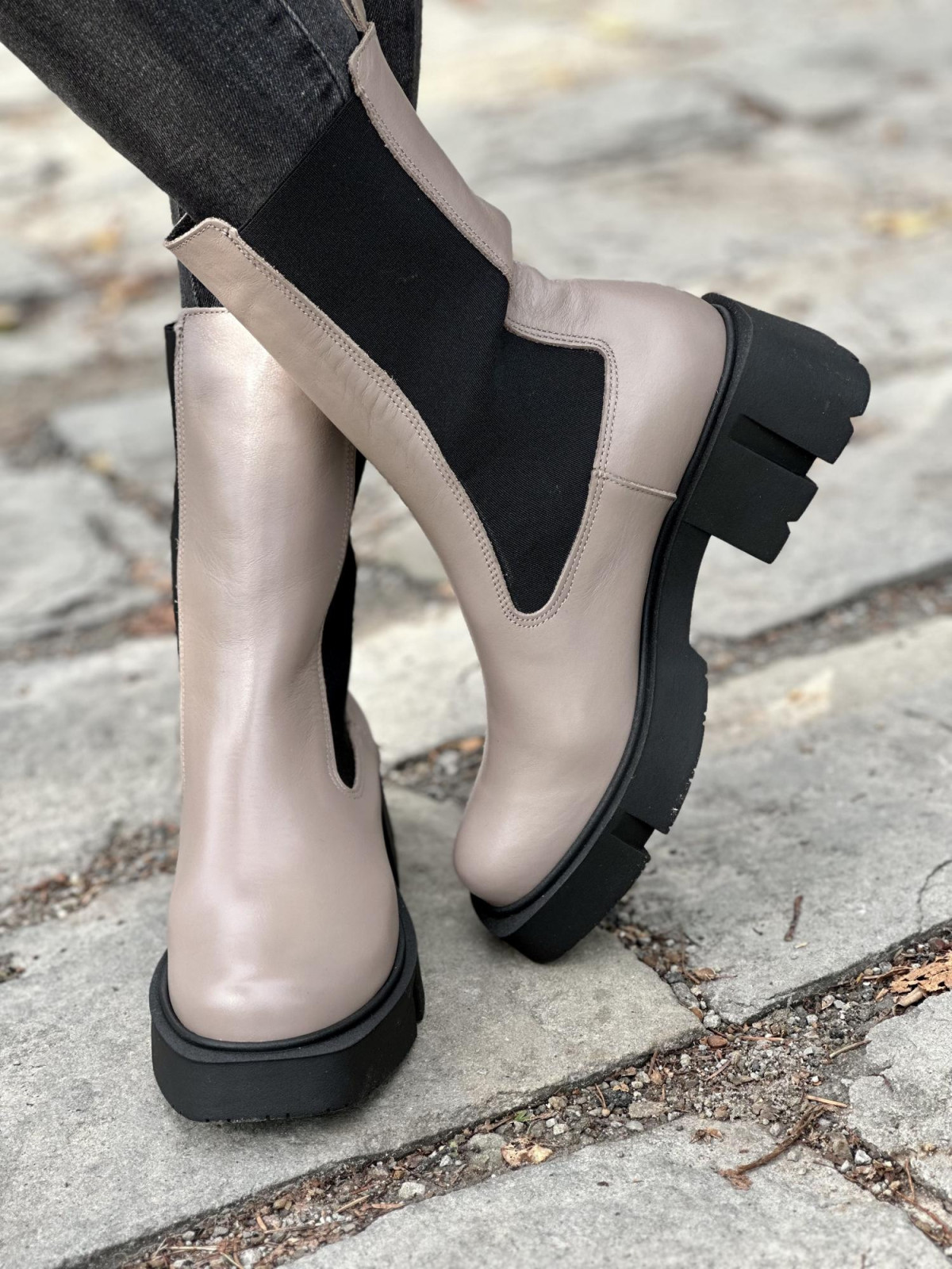 Trapery OLEKSY ze skóry naturalnej Polskiej produkcji