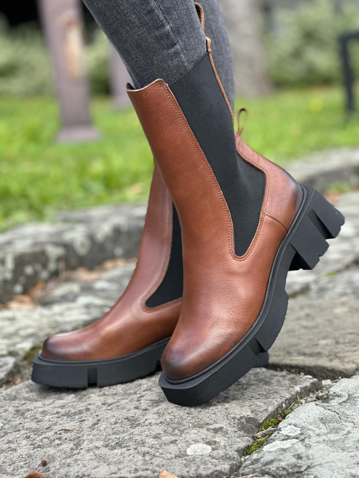 Trapery OLEKSY ze skóry naturalnej Polskiej produkcji