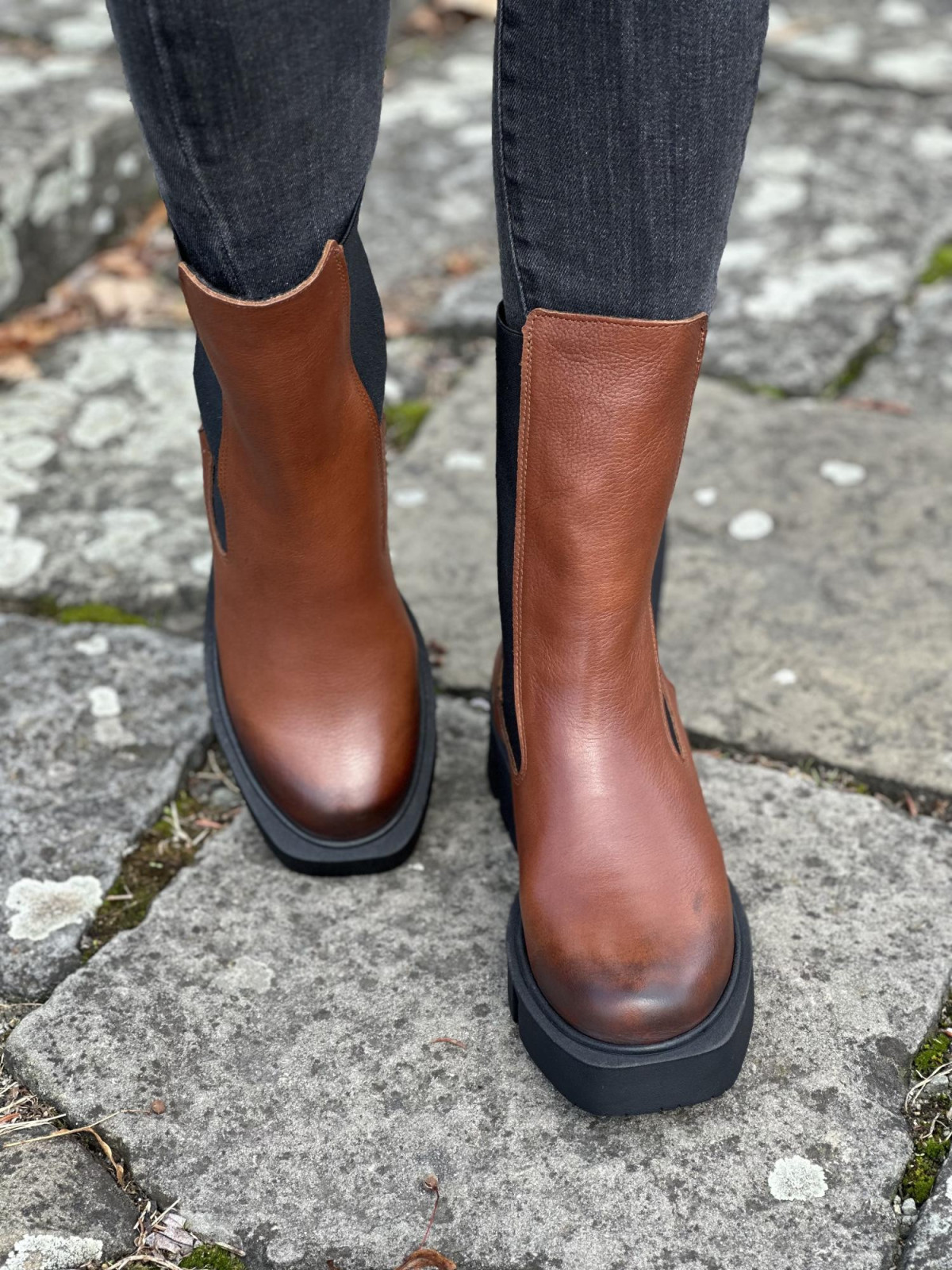 Trapery OLEKSY ze skóry naturalnej Polskiej produkcji