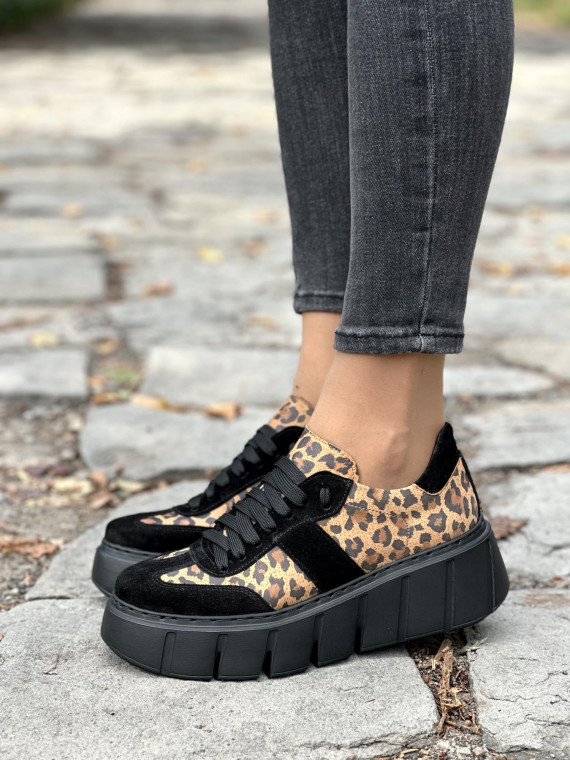 Modne sneakersy OLEKSY ze skóry Polskiej produkcji