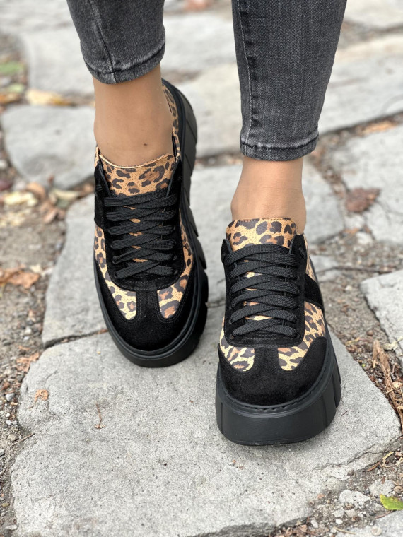 Modne sneakersy OLEKSY ze skóry Polskiej produkcji