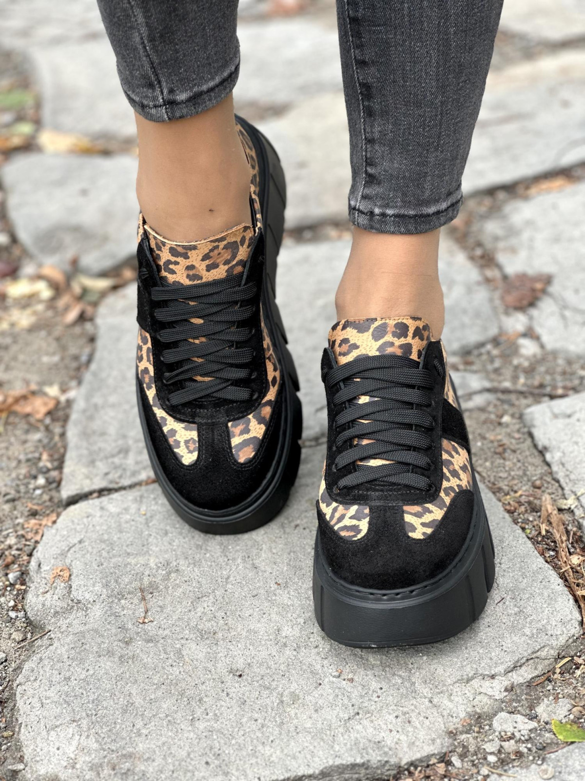 Modne sneakersy OLEKSY ze skóry Polskiej produkcji