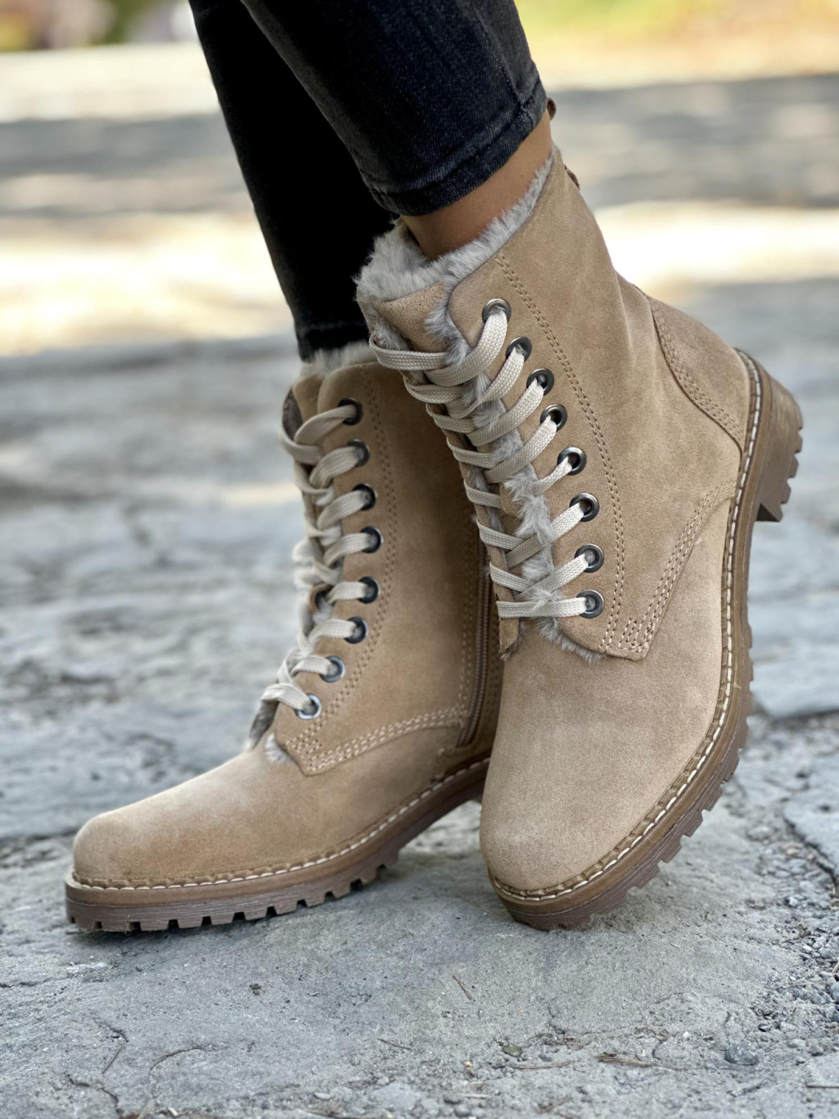 Ocieplane trapery ze skóry naturalnej