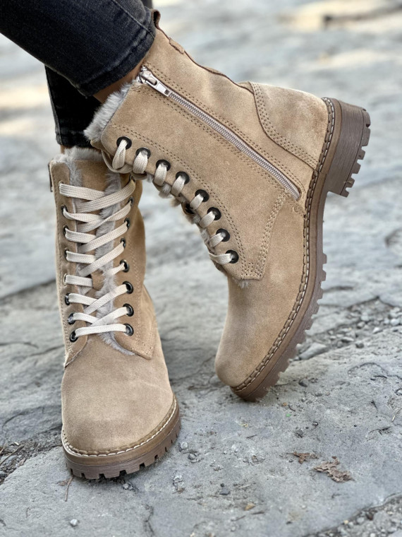 Ocieplane trapery ze skóry naturalnej