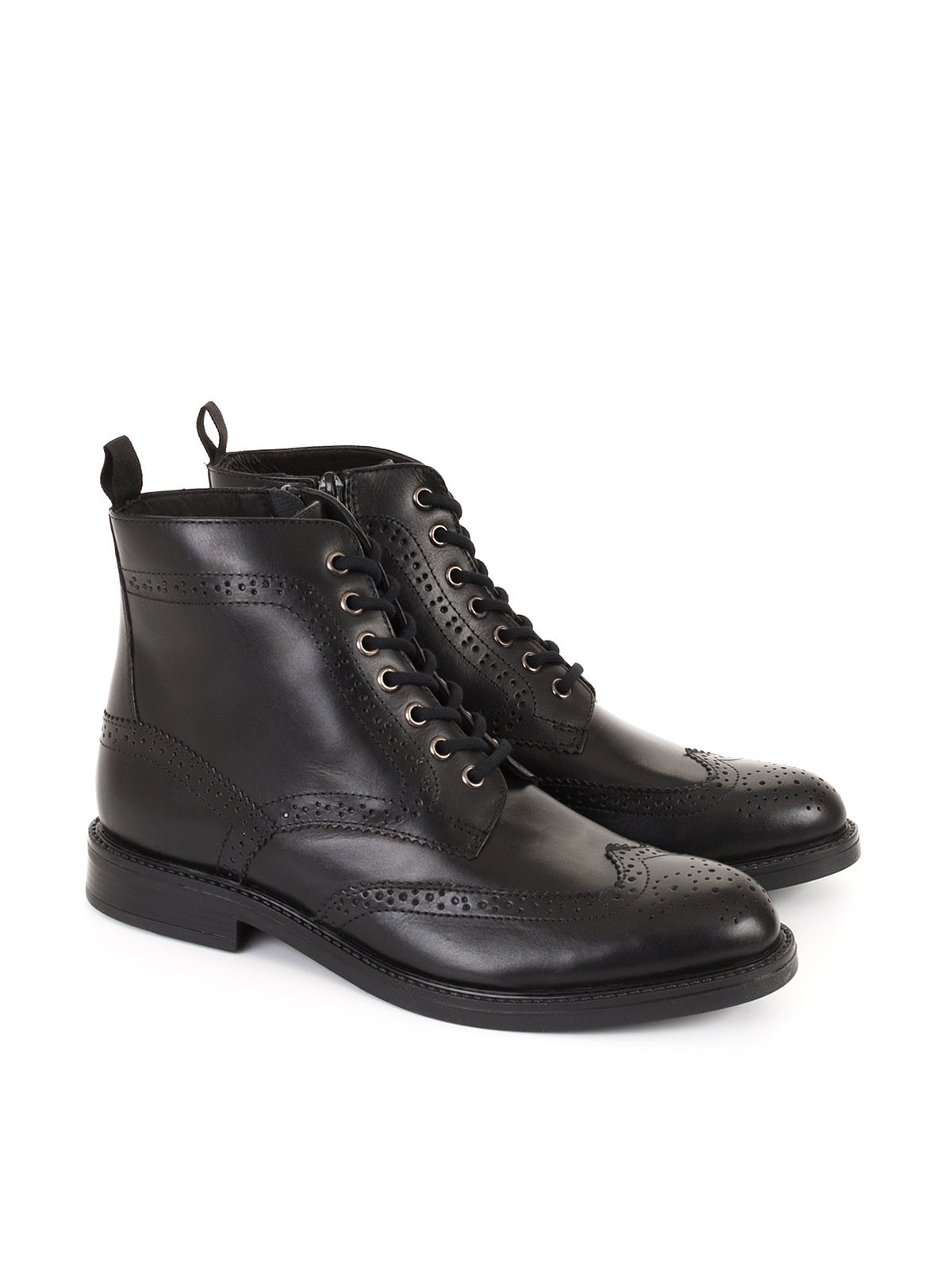 Eleganckie męskie botki ze skóry naturalnej