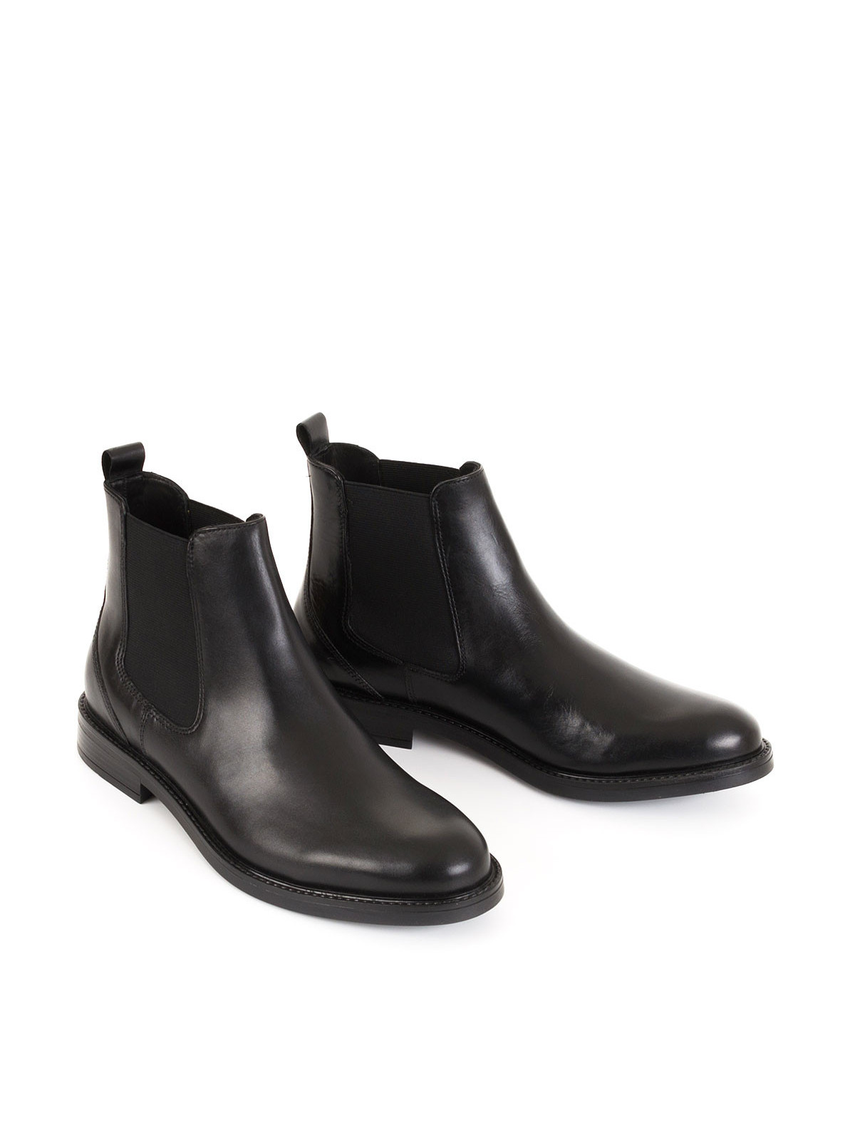 Eleganckie męskie sztyblety ze skóry naturalnej