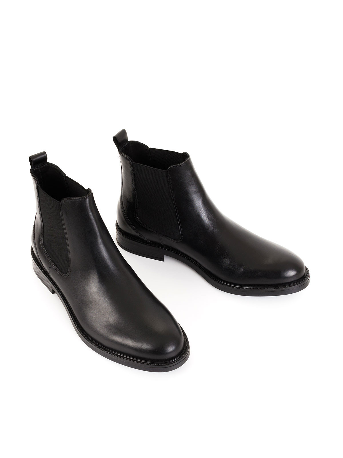 Eleganckie męskie sztyblety ze skóry naturalnej