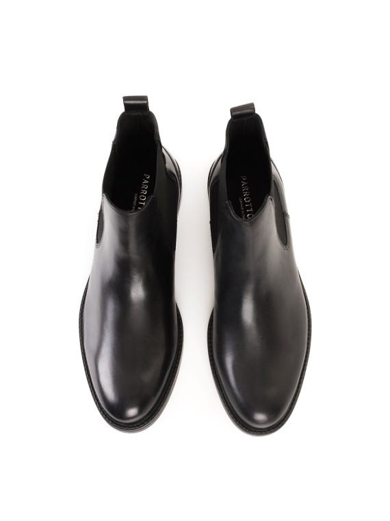 Eleganckie męskie sztyblety ze skóry naturalnej