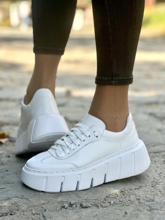 Sneakersy skórzane OLEKSY Polskiej produkcji