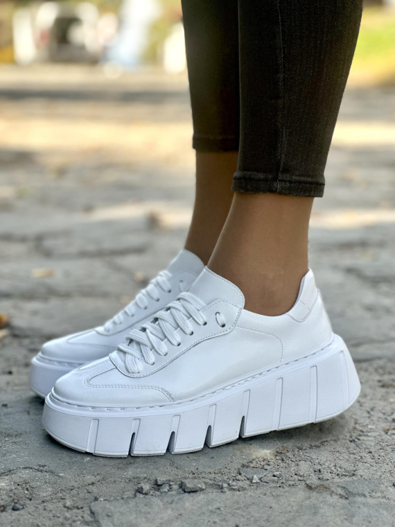 Sneakersy skórzane OLEKSY Polskiej produkcji