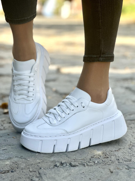 Sneakersy skórzane OLEKSY Polskiej produkcji