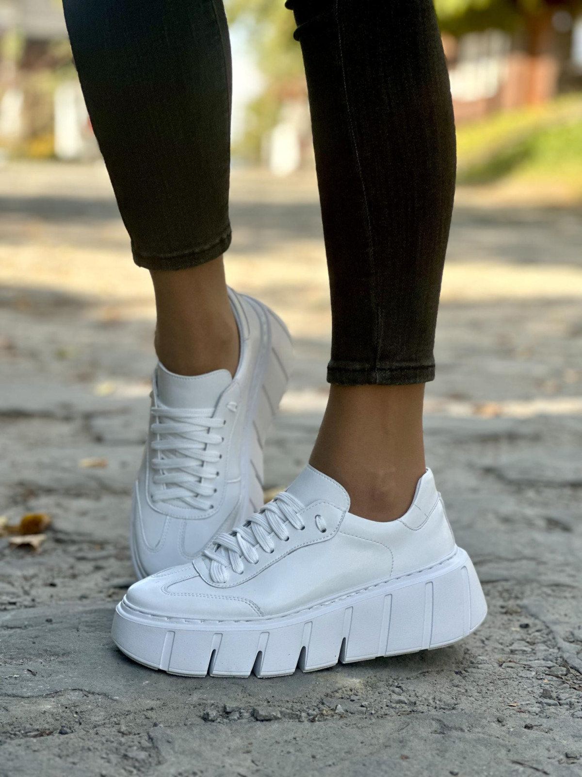 Sneakersy skórzane OLEKSY Polskiej produkcji