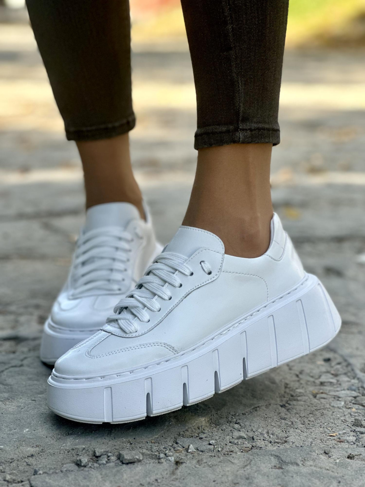 Sneakersy skórzane OLEKSY Polskiej produkcji