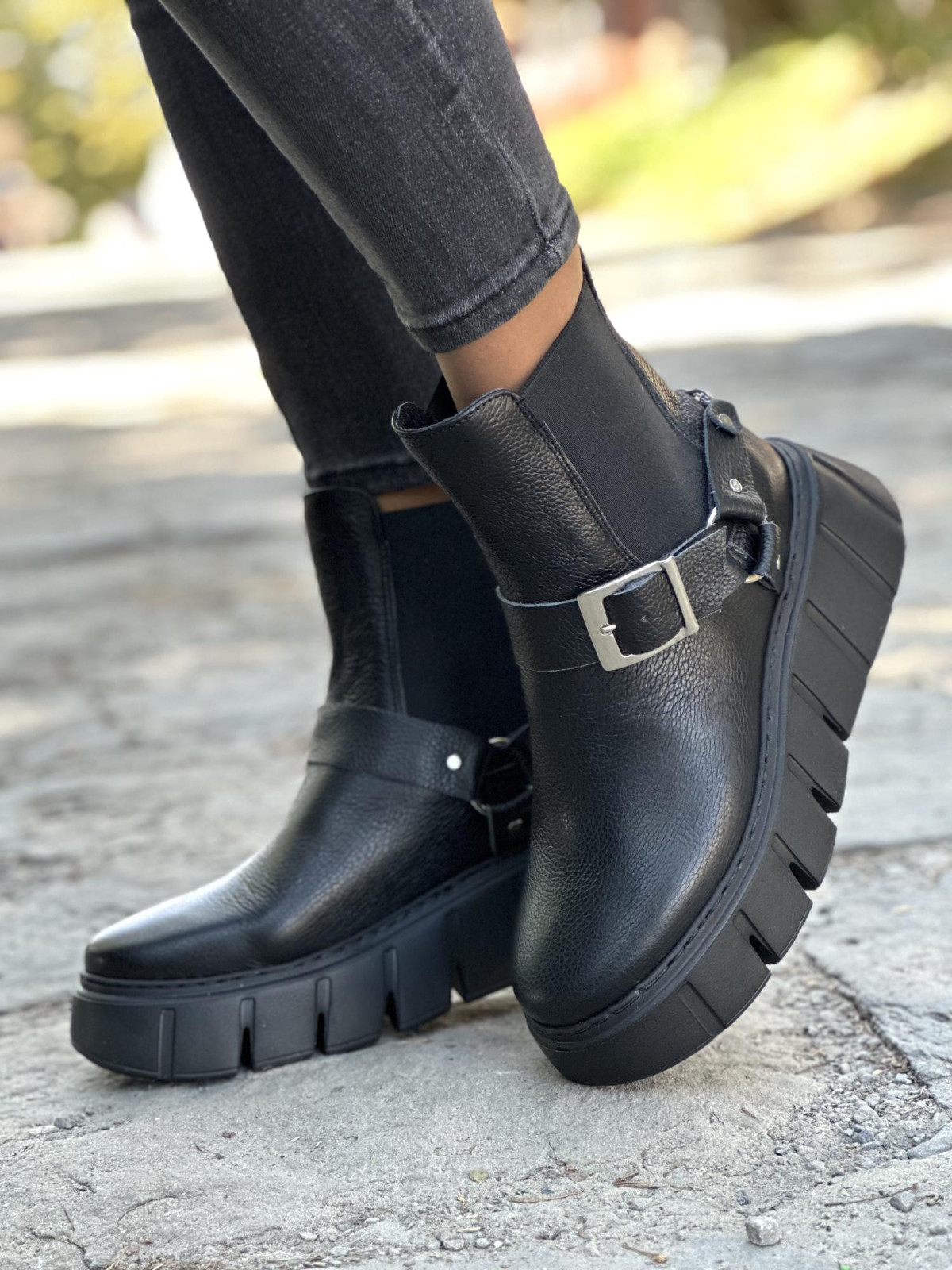 Wyjątkowe botki OLEKSY ze skóry Polskiej produkcji