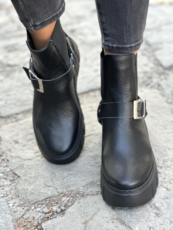 Wyjątkowe botki OLEKSY ze skóry Polskiej produkcji