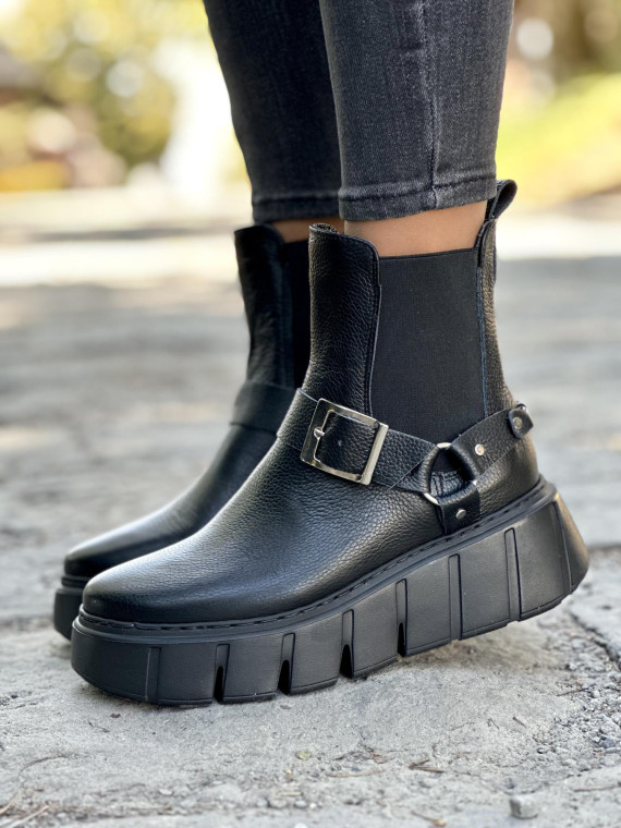 Wyjątkowe botki OLEKSY ze skóry Polskiej produkcji