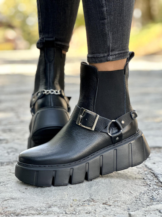 Wyjątkowe botki OLEKSY ze skóry Polskiej produkcji