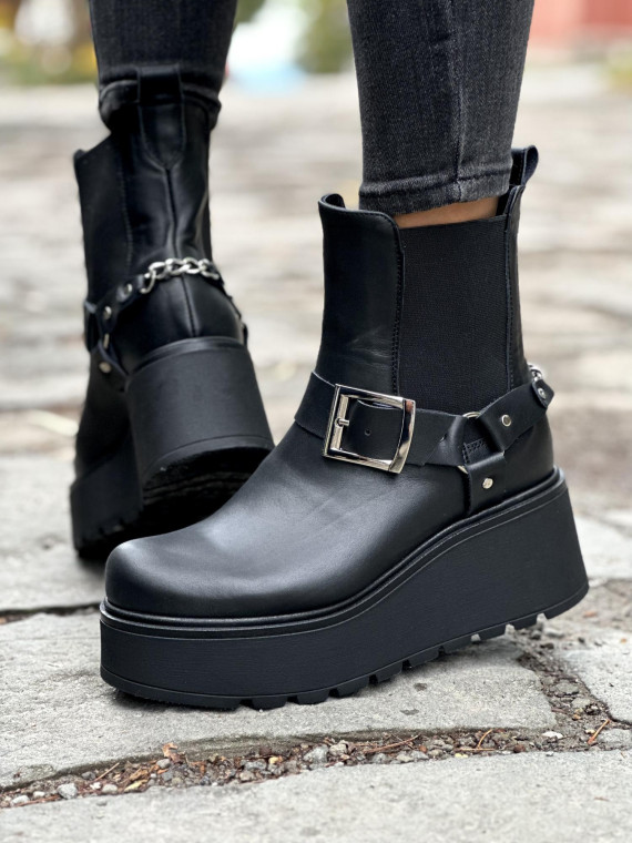 Wyjątkowe botki OLEKSY ze skóry Polskiej produkcji