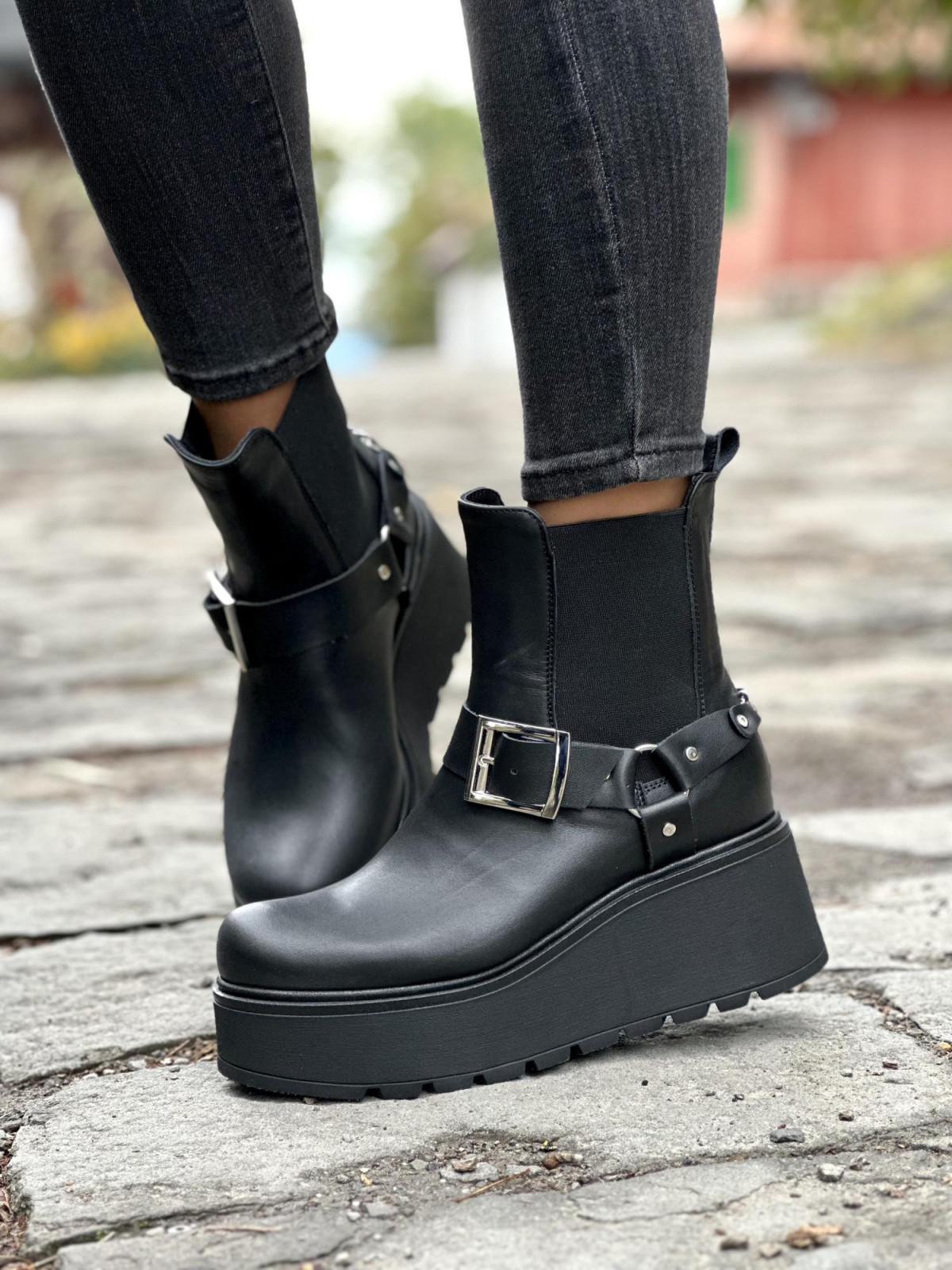 Wyjątkowe botki OLEKSY ze skóry Polskiej produkcji