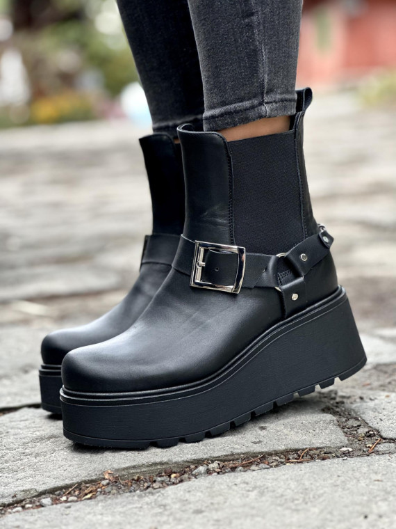 Wyjątkowe botki OLEKSY ze skóry Polskiej produkcji